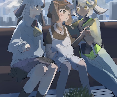 希望に沿った空気感のあるイラストを制作します 空気感を活かして女の子を描くのが得意です。 イメージ1
