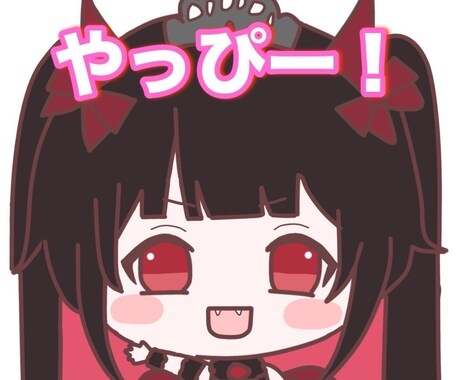 TikTokのミニキャラスタンプをつくります デフォルメ化されたミニキャラをお描きします♪ イメージ2