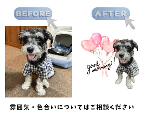 愛犬・愛猫の写真からLINEスタンプ作ります お気に入りの写真で楽しいLINEコミュニケーション イメージ2
