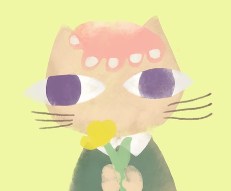 やさしいタッチで不思議なキャラ描きます イメージ1