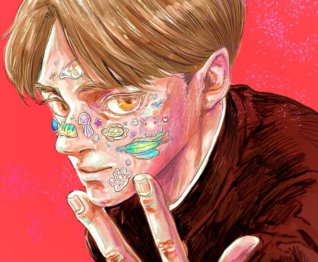 海と男性のイラスト描きます 海と男性をモチーフにしたイラスト描きます イメージ2
