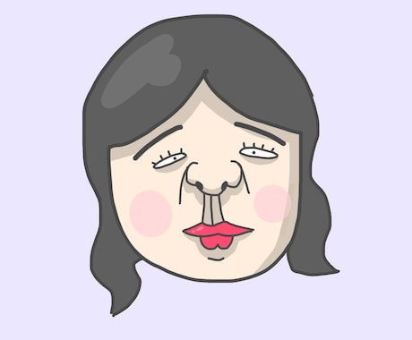 変顔イラスト描きます 想像で絶妙にカオスでキャッチーな似顔絵を描きます | ココナラ