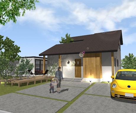 格安で高品質な外観3Dイメージパースを作成します 早い！安い！高品質！外観3Dイメージパースを作成します。 イメージ2