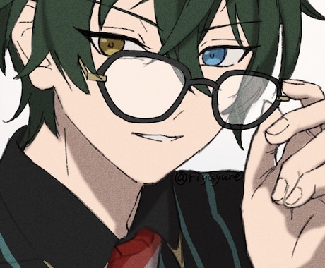 アニメ塗りでシンプルなイラスト描きます イメージ1