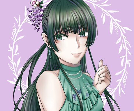 あなたのSNSキャラクターアイコン描きます 綺麗、かわいい、かっこいい様々なイラストを提供します イメージ2