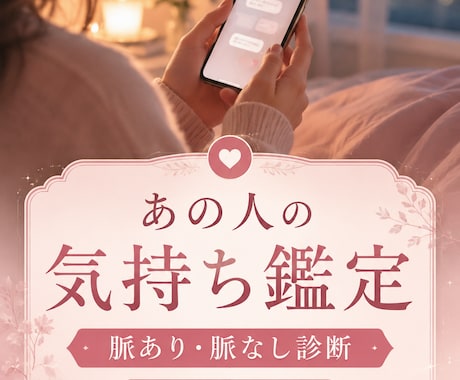 あの人の気持ちを丁寧に鑑定します 片思い中のモヤモヤを整理し今の距離感と今後の流れをお伝え イメージ1