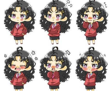 デフォルメイラスト描きます アイコンやグッズ等、用途に合わせて制作します！ イメージ2