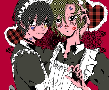 ポップからダークまで幅広いイラストお描きします アイコン、ヘッダーなどにどうぞ！ イメージ2