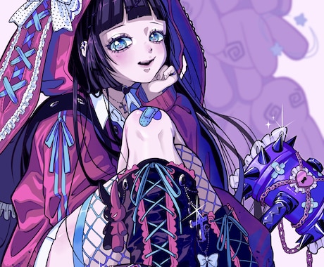 可愛い女子のキャラクターをかかせていただきます 色んなテイストの女の子を描くのが得意です✨️ イメージ1