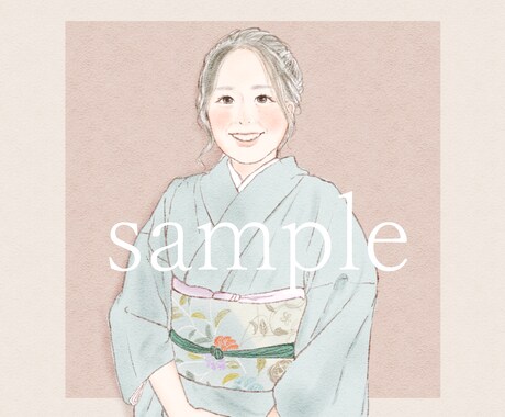 絵本風タッチでお子様や大切な人の似顔絵を描きます snsアイコン・プレゼントに！ イメージ2