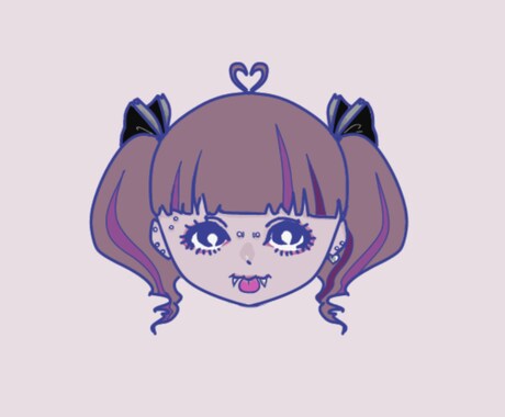 毒かわいい❤︎描きます ステッカーやSNSアイコンに！♡ イメージ2