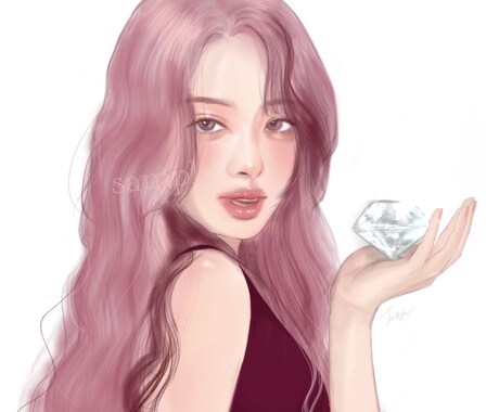 商用利用可◎かわいくておしゃれな女の子を描きます 修正無制限！アイコン、挿絵、mv等お気軽にご相談ください。 イメージ1