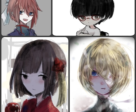 SNSなどで使用出来るアイコン作成します あなた様だけのイラスト描きます イメージ1