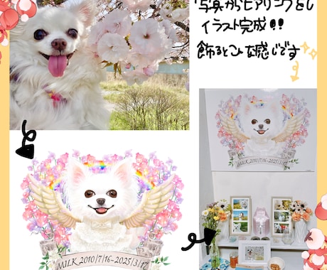 ペットの似顔絵イラスト描きます デジタルイラストで色褪せないイラストを厚塗りで イメージ1