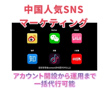 中華圏向けのWeiboなどSNSのPRご提案します 商品やサービスのPRため中華圏向けのPRをお手伝いします イメージ1