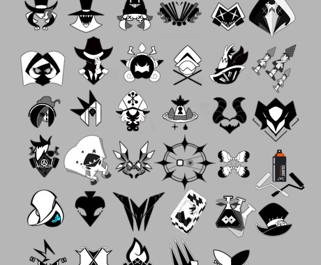 キャラクターロゴ作ります ゲーム等で良く見かけるスタイルで作ります。 イメージ1