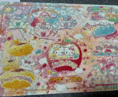 ダイヤモンドアートのビーズ貼り代行します あなたの作品仕上げます✨スクエア対応・丁寧仕上げ イメージ2