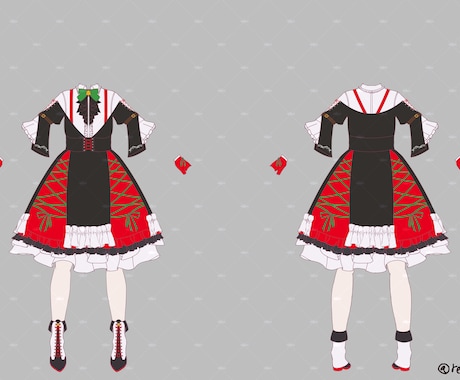 Vtuber向けの衣装デザインをします Vtuber・TRPGプレイヤーの方向け イメージ2