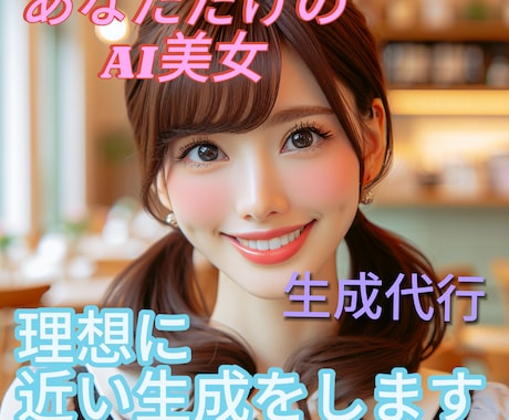 AI美女を生成代行します あなたの理想に近いAI美女をお届けします イメージ1