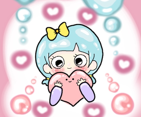 ゆるふわで可愛い絵描きます ほんわかで可愛い絵を心を込めてお届けします！ イメージ1