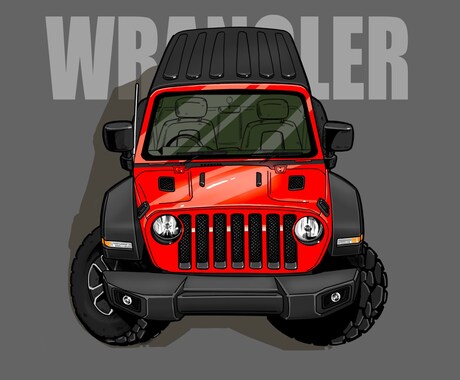 あなたの愛車Jeepのイラストを描きます SNSのアイコンに！家族や友人へのプレゼントに！ イメージ2