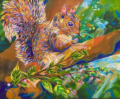 動き出しそうな迫力ある動物イラスト、描きます 部屋の雰囲気をパット明るくするイラストを探している方へ！ イメージ1