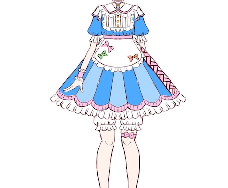 衣装デザインいたします 可愛いからかっこいいまで、あなたのキャラを引き立てます イメージ2