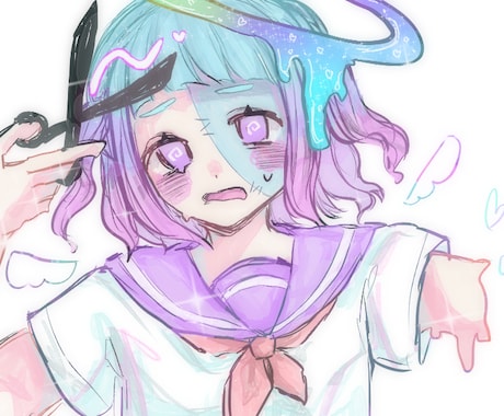 幅広い用途で使える一枚絵を制作します 用途は自由です！ご要望に沿った可愛いイラストを提供します。 イメージ2