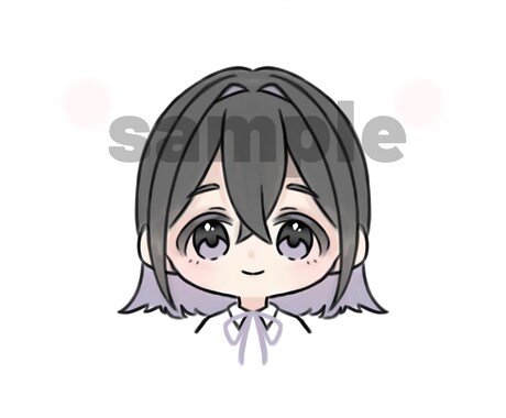 SNSのアイコンや商用利用可能なイラスト描きます サンプルのような女の子のイラストを描かせていただきます! イメージ1