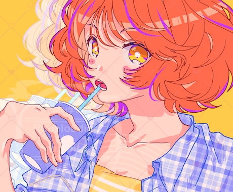 ポップで可愛いイラスト描きます ぱっと目を引く色味を求めているあなたへ イメージ2