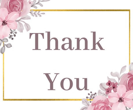 thank youカード印刷納品！お送りいたします 送料込2,000円！ﾃﾝﾌﾟﾚｰﾄからお選びください☺︎ イメージ2