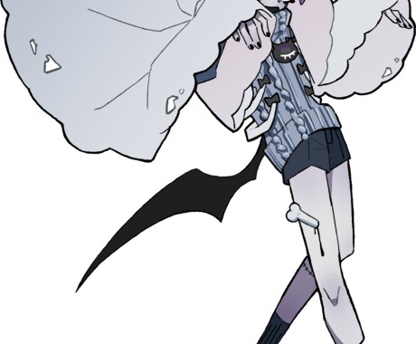 キャラクターの立ち絵をお描きします ポップでかわいい、独自のデザイン♪ イメージ2