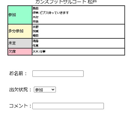 シンプルな出席管理サイトを１年間ご提供します パスワードいらず！手軽な出席管理で人数把握も楽々♪ イメージ2