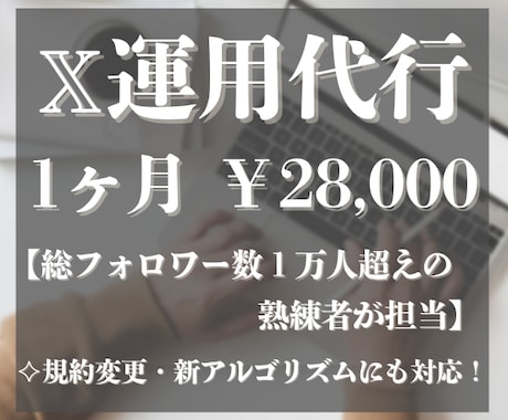 丸投げOK！あなたに代わり1ヶ月間運用を代行します Xのプロがフォロワー、エンゲージメント増加を完全サポート！ イメージ1