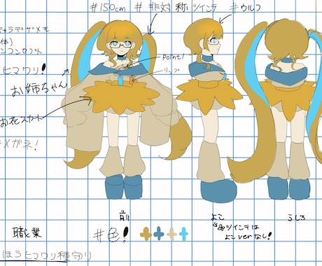 キャラクターデザインの成果物を販売します 貴方の個性を最大限に活かすキャラクターテーマデザイナーです イメージ1