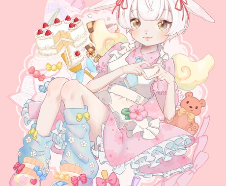 配信背景などのイラスト描きます イメージ1