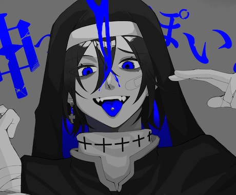 サムネイルや全身絵などイラストを描きます お話聞きながら丁寧にお仕事をします。 イメージ1