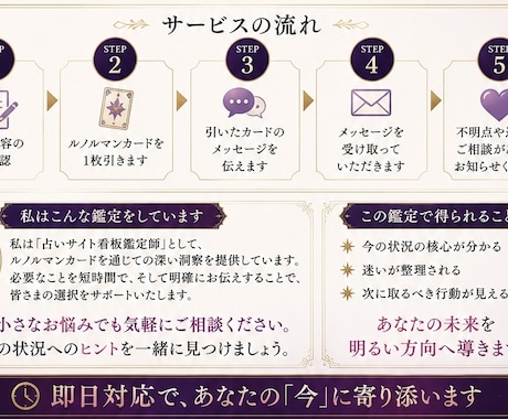 即日対応　最短10分　ルノルマン1枚引きをします 【500円】秘伝のコトダマ霊視　大手電話占い１位　看板鑑定師 イメージ2