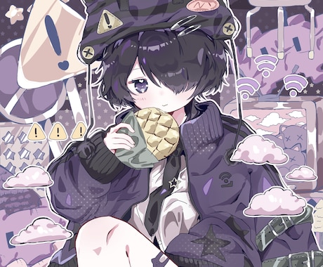 ポップでかわいい人物イラストお描きします 初心者様もお気軽にどうぞ！短納期で納品します イメージ1