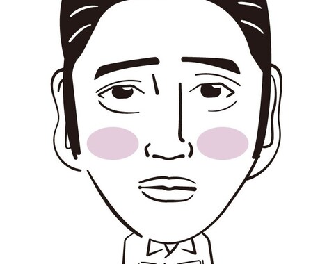 元路上似顔絵師がお顔を描きます さりげなく似てる似顔絵、後から編集出来るAiデータにも対応。 イメージ2