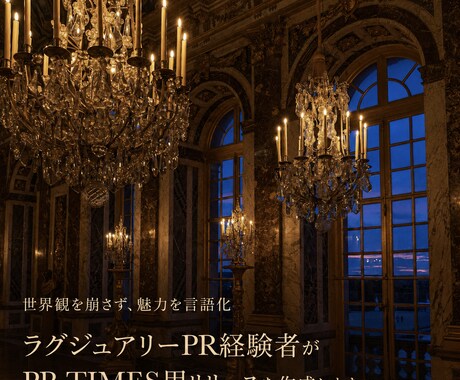 ラグジュアリーPRがプレスリリースを作成します ★日本語・英語対応★PR TIMES用プレスリリースの作成 イメージ1
