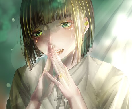 アイコン、イラスト、立ち絵等描きます 女の子や、中性的、クールっぽい子を得意としております イメージ2