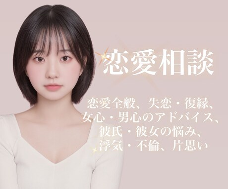 精神科看護師が恋愛の不安に寄り添います 恋の迷いと心の悲鳴、どちらも逃さず受け止めます。 イメージ1