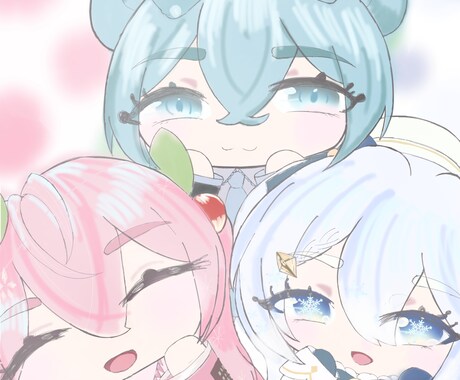 デフォルメイラスト描きます SDキャラデフォルメキャラを描きます　アイコンにどうぞ イメージ1