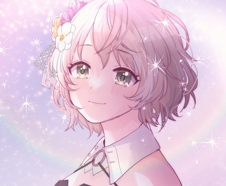 きらきらなかわいい一枚絵を描きます 似顔絵、CP絵、などなど…お気軽にご相談ください！ イメージ1