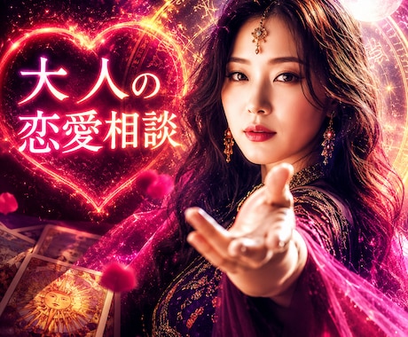 誰にも言えない大人恋愛・霊視タロット鑑定します どんなお悩みもOK！彼の本音と未来～天使アファメーション付♡ イメージ1