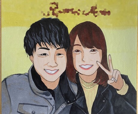 記念や思い出に残る似顔絵描きます お友達、大切な人へのプレゼントにいかがでしょうか イメージ1