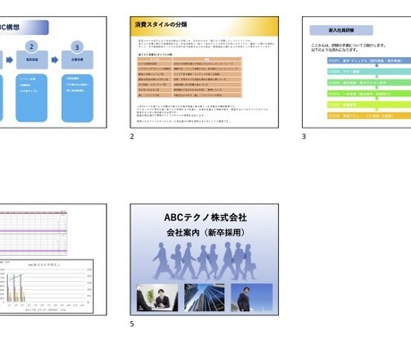 PowerPoint 各種資料作成します 資料・企画書・マニュアル, etc... 作成します イメージ2