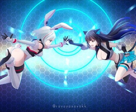 サムネ画面のイラスト描きます 配信活動のお手伝いをさせて下さいませ イメージ2