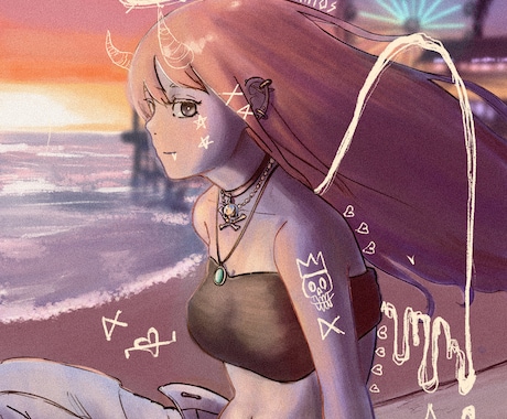 心に残り続けるイラストを作成します 歌ってみたイラストなど「個性的で美しいイラスト」を！ イメージ2